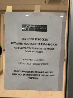 This door is locked