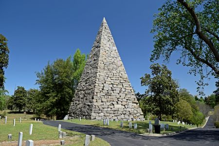 The pyramid at Hollywood Cemetery