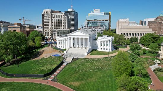 The Virginia State Capitol.