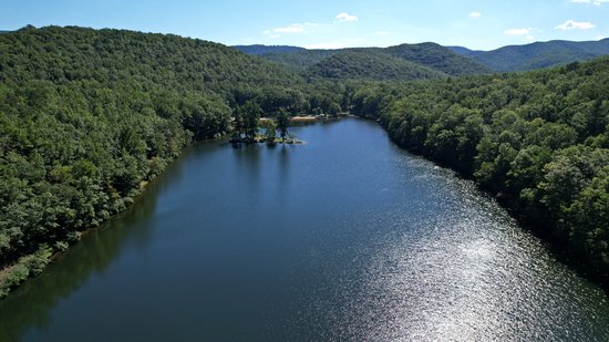 The lake, facing south.