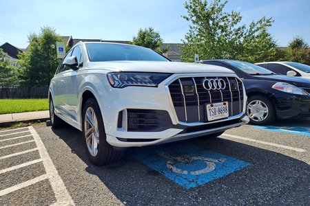 My rental car, an Audi Q7