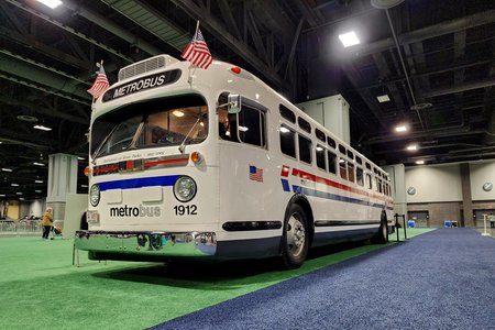 The Rosa Parks bus.