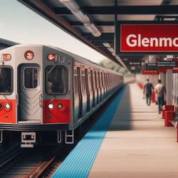 "Red Line train at Glenmont" (1)