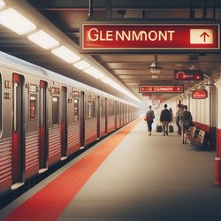 "Red Line train at Glenmont" (2)