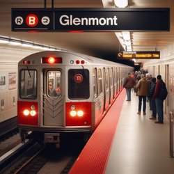"Red Line train at Glenmont" (3)