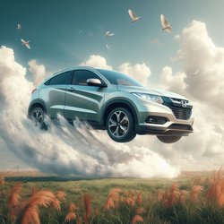 "Honda HR-V driving in the sky" (1)