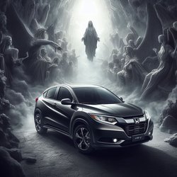 "Dark gray 2018 Honda HR-V in heaven" (4)
