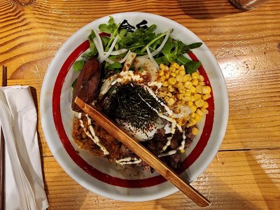 Spicy Beef Mazemen from Kinton Ramen