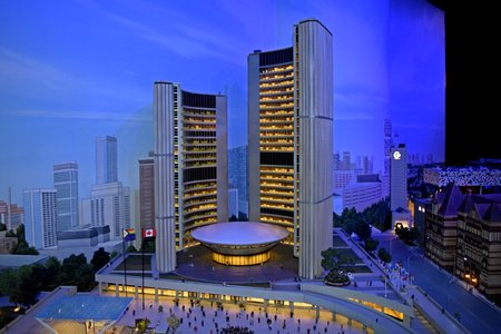 Toronto City Hall.  One thing that surprised me is that the store was not part of this display, though the Chelsea was (look back right).