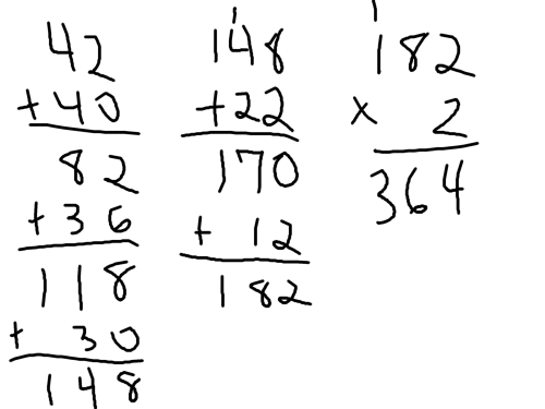 Figuring out how much stuff my true love gave to me for Christmas on paper.