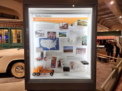 My photo of Breezewood at The Henry Ford, part of a larger display about the Interstate system.  The museum had contacted me more than a decade ago about using the photo, and now I finally got a chance to see it in person.  Definitely a proud moment.