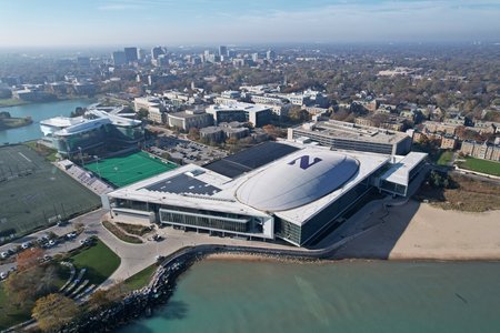 The campus of Northwestern University.