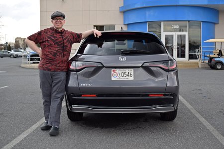 Tripod selfie with the new HR-V.