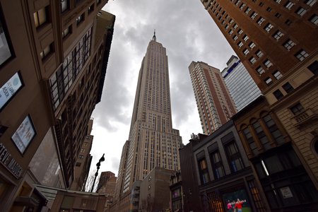 A shot with the wide-angle lens showing the Empire State Building and its neighbors.