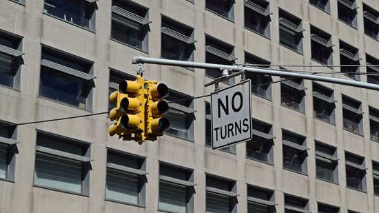 Traffic signal at Willoughby and Jay Streets.