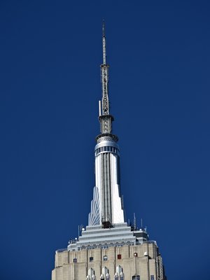 Crown of the Empire State Building, with TV antenna