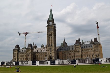 Centre Block of the Canadian Parliament.  The building was undergoing major renovations at the time of our visit, which blocked a lot of my photos.  That tells me that I have to come back to Ottawa again when renovations are complete so that I can see it like it normally would appear.