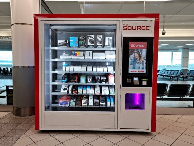 Vending machine for The Source.