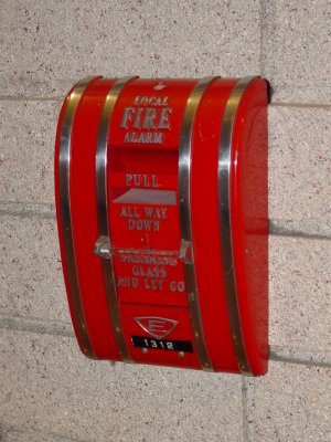 This was not my first time in the Crystal City Underground, but I always enjoyed the fire alarm system down there.