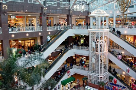 This is my classic Pentagon City photo, which I took while sitting on a bench on the topmost level of the mall.