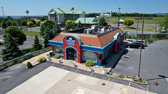 Former Taco Bell in Breezewood.  According to Google Street View, Taco Bell closed here some time between June 2018 and September 2019, and the current tenant, Sultan Kabob Restaurant, opened some time between September 2021 and August 2022.