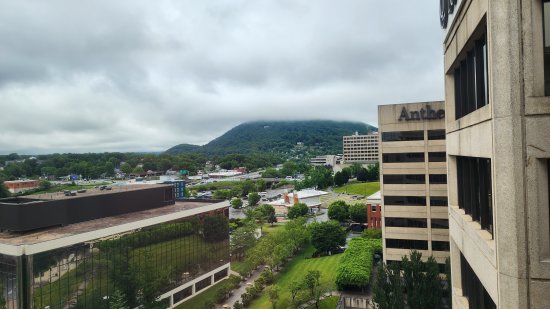 The Roanoke Star viewed from our hotel room...