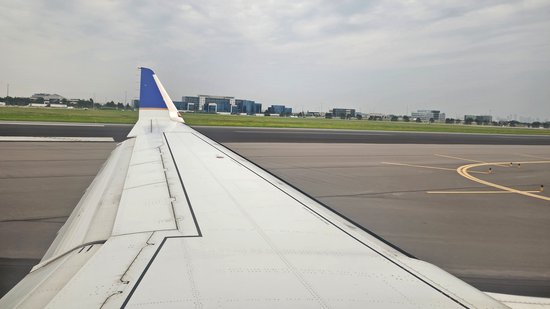 On the ground at Toronto Pearson.