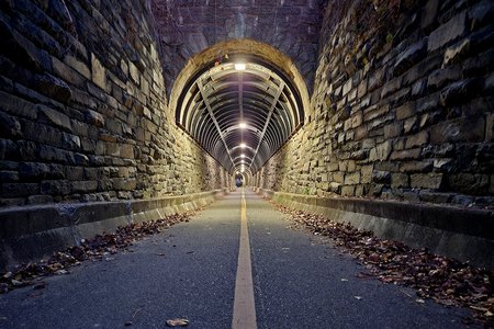 The Wilkes Street Tunnel, photographed November 23, 2022.