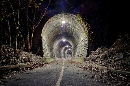 The Wilkes Street Tunnel, photographed November 23, 2022.