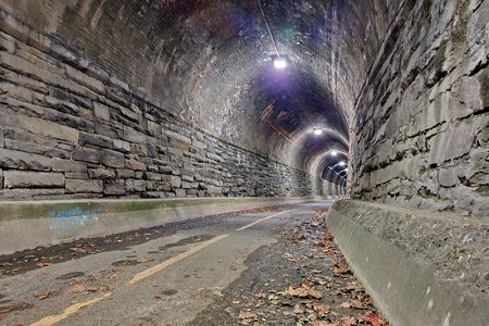 The Wilkes Street Tunnel, photographed November 23, 2022.