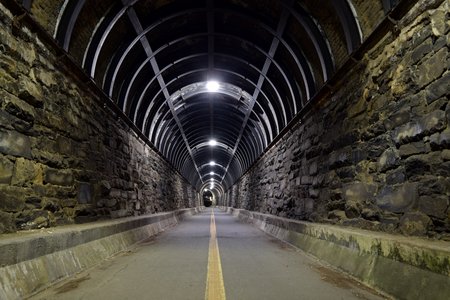 The Wilkes Street Tunnel, photographed February 15, 2023.