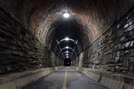 The Wilkes Street Tunnel, photographed February 15, 2023.