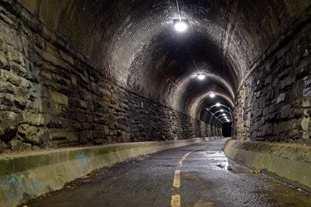 The Wilkes Street Tunnel, photographed February 15, 2023.