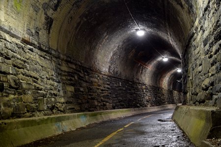 The Wilkes Street Tunnel, photographed February 15, 2023.