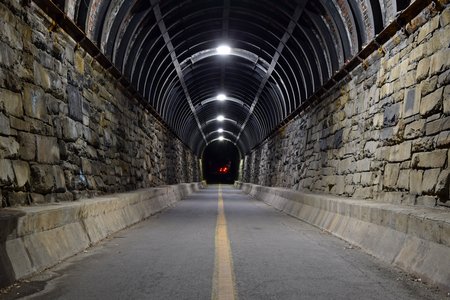 The Wilkes Street Tunnel, photographed February 15, 2023.