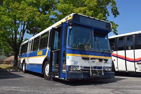 Former DASH bus 97, which we all rode on its last day of service a couple of years ago.  This was the bus that would go up to the museum in Lakewood, New Jersey, and that same museum was the sponsor of this event.  In any case, it was good to see it again.