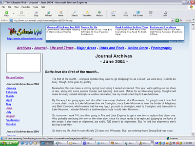 Initial prototype for the Journal in 2004.