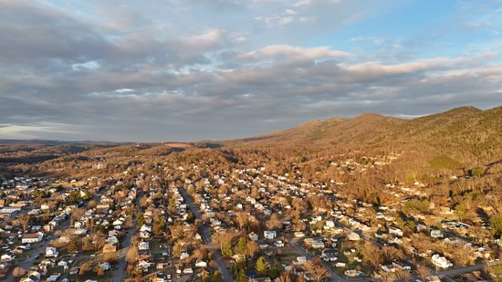 Mountains in Buena Vista, Virginia.