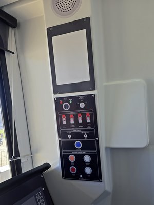 Right-side door control panel