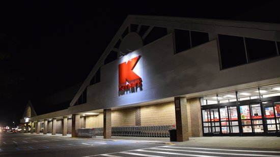 The front of the Bridgehampton store, at night just before closing.