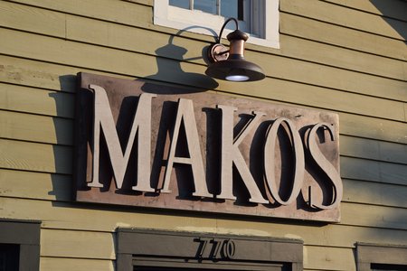 Mako's Vintage, a little clothing shop.