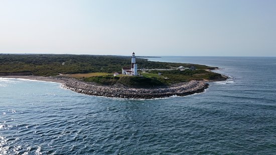 Aerial view of Montauk Point.