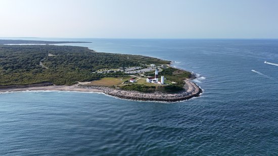 Aerial view of Montauk Point.