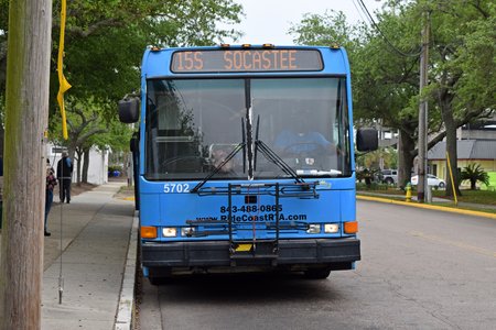 Bus 5702, a NABI bus operated by Coast RTA