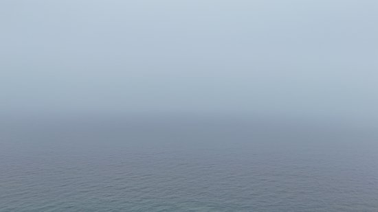 The ocean, viewed from over my launch point.