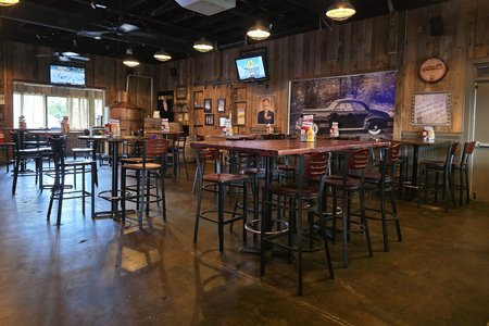 Interior of MoonRunners Saloon in Garner, North Carolina, as seen on Bar Rescue.