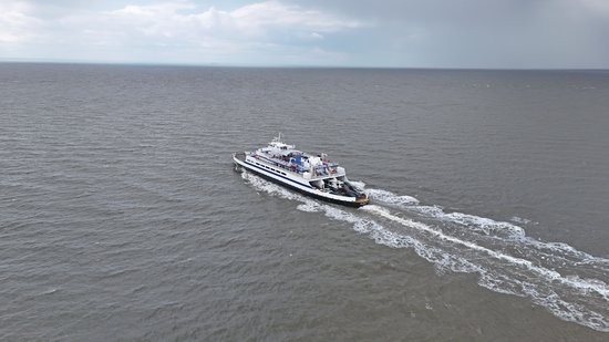 The MV Cape Henlopen travels the southbound route to Lewes.