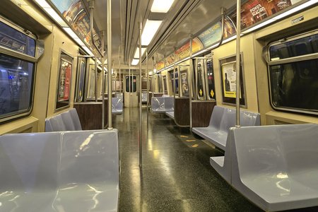 Interior of car 415.