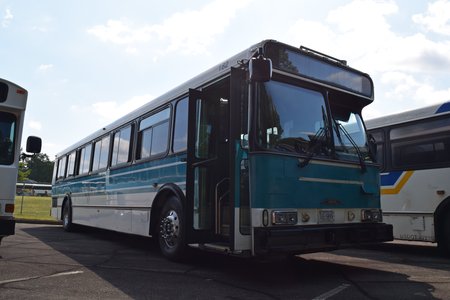 This is Frank Cardona's new bus, former PRTC 182, a 2000 Orion V with suburban seating.