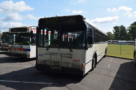 Former Bee-Line bus 819, a 2008 Orion V, owned by Rafiq Nelson.